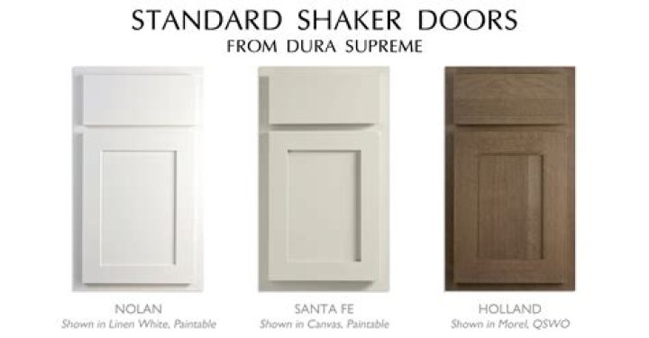 What does a shaker door look like