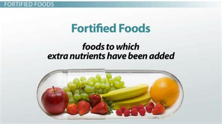 What does fortified flour mean