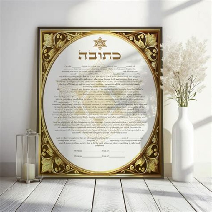 What does ketubah mean in English