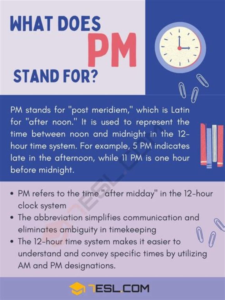 What does pm stand for metrics