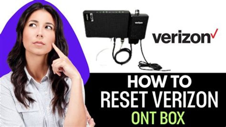 What does the ONT reset button do