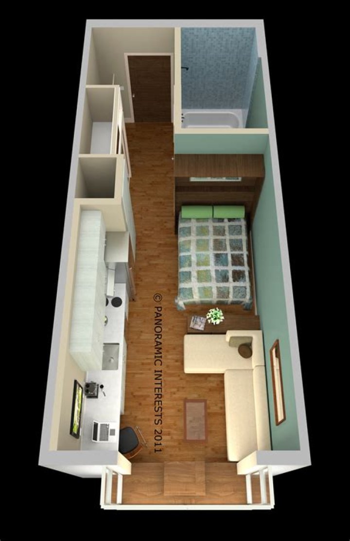 What is a small apartment size