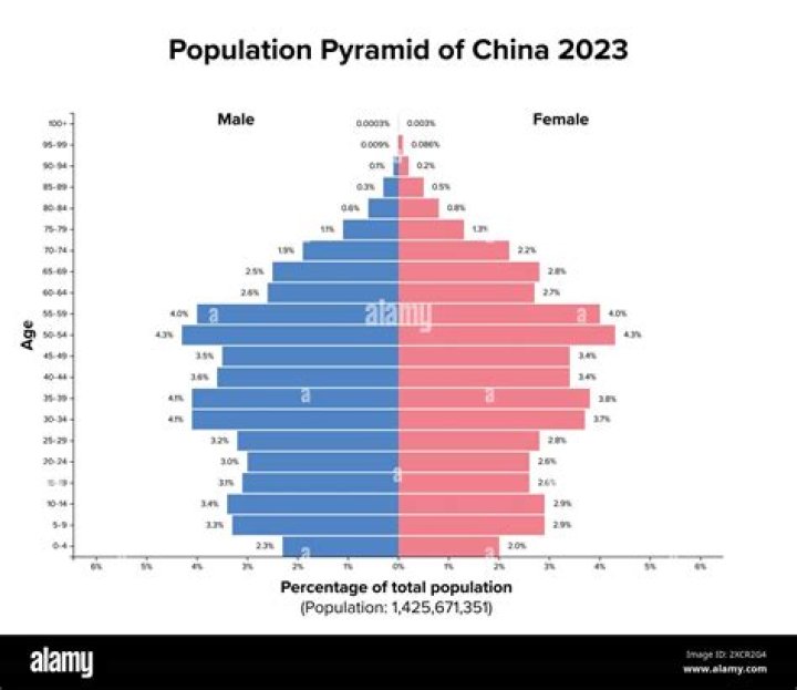 What is Chinas female population