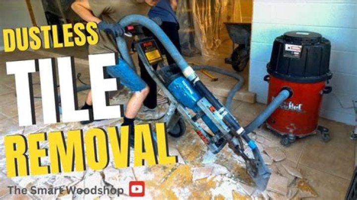 What is dust free tile removal