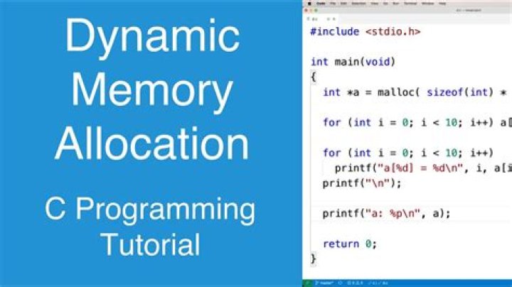 What is dynamic memory allocation