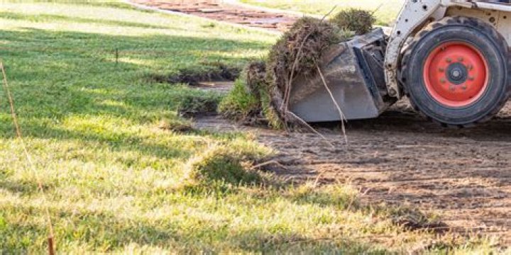 What is grading in landscaping