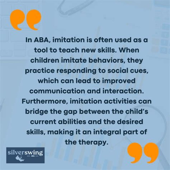 What is imitation training in ABA