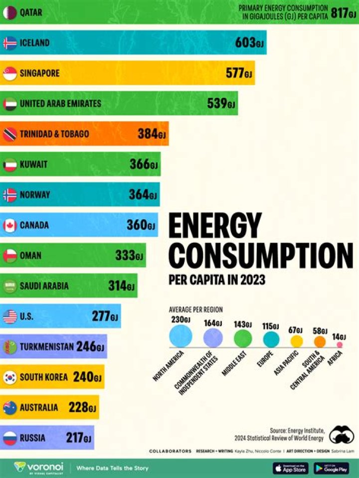 What is net energy consumption