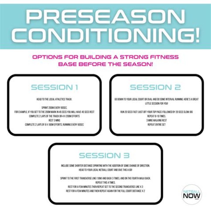 What is preseason conditioning