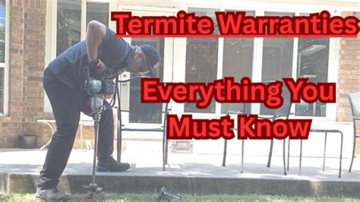 What is standard termite warranty