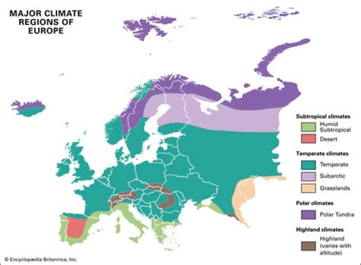 What is the climate of Europe