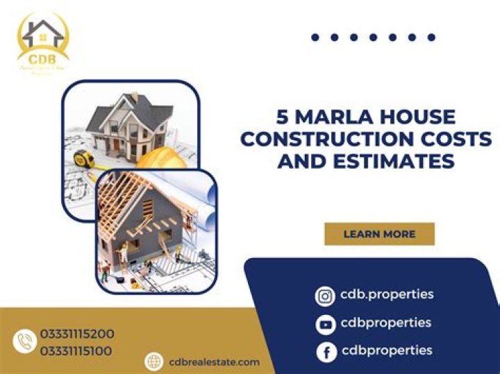 What is the cost of 5 Marla house