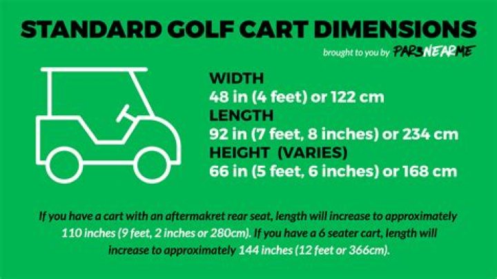 What is the length of a golf cart