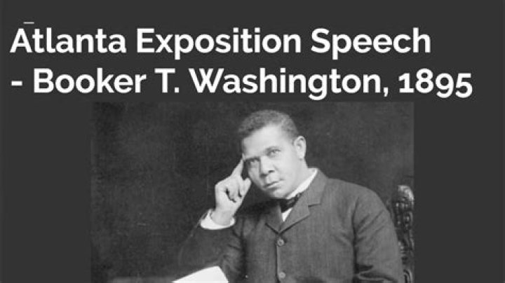 What was significant about Washingtons Atlanta Exposition speech