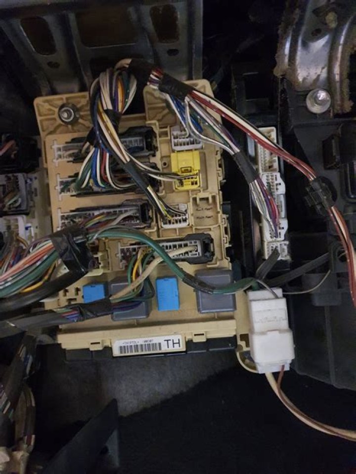 Where is the fuel pump relay on a 2008 Toyota Camry