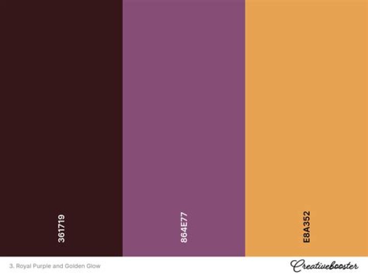 Which color goes good with purple