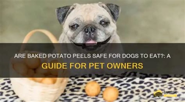 Why are potato peels bad for dogs
