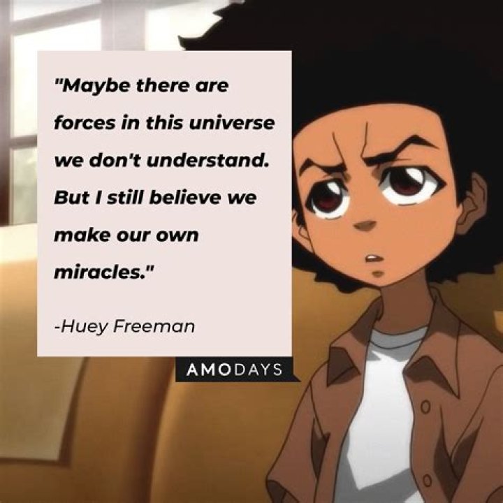 Why does Huey Freeman never smile