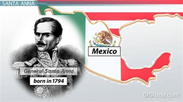 Why was Santa Anna exiled to Cuba
