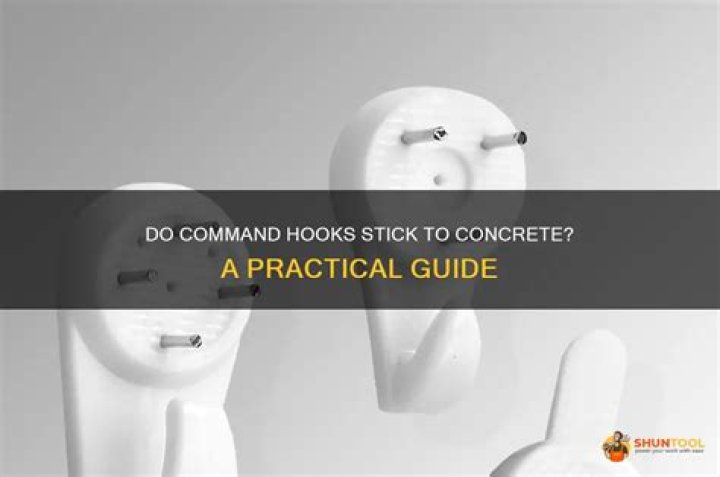 Will command hooks stick to stone